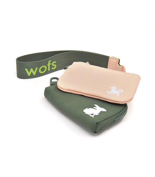 Secret Friend Dual Wrist Pouches - Dog and Rabbit