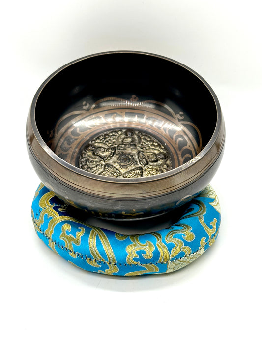 6689 - Singing Bowl with Om Mani Padme Hum Matra - 6 Inches