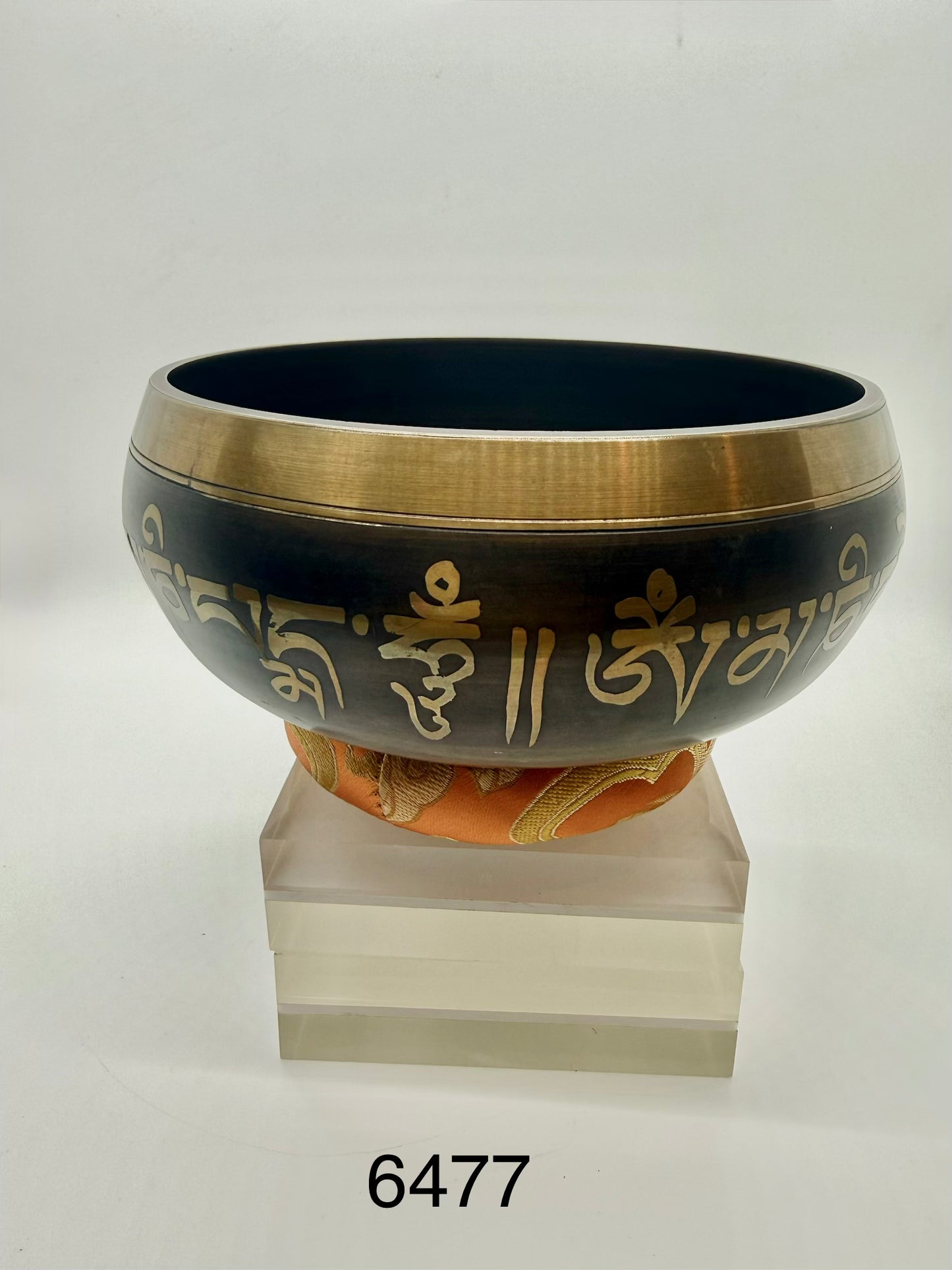 6477 - Singing Bowl with Om Mani Padme Hum Matra - 5 1/2" Inches