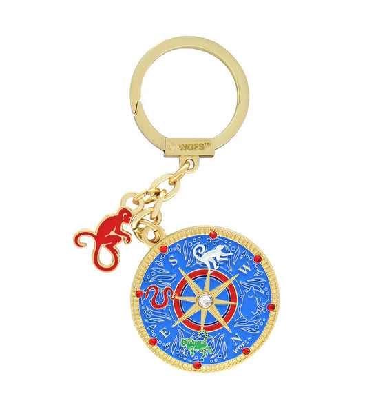 The 4 Element Cross with Monkey Amulet (7317)
