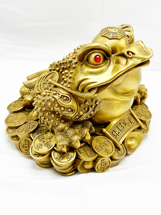 5993 - Brass Money For Wealth - 8 Inches Length