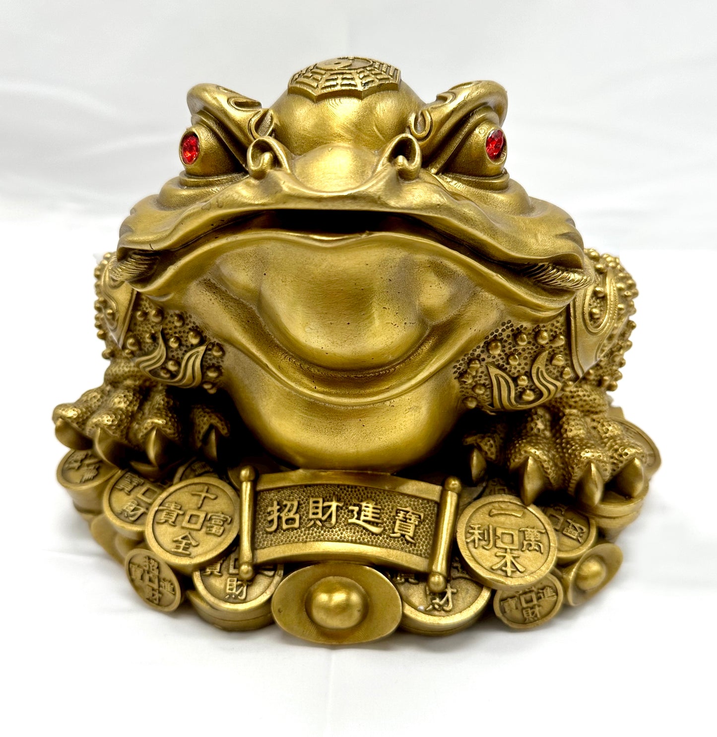 5993 - Brass Money For Wealth - 8 Inches Length