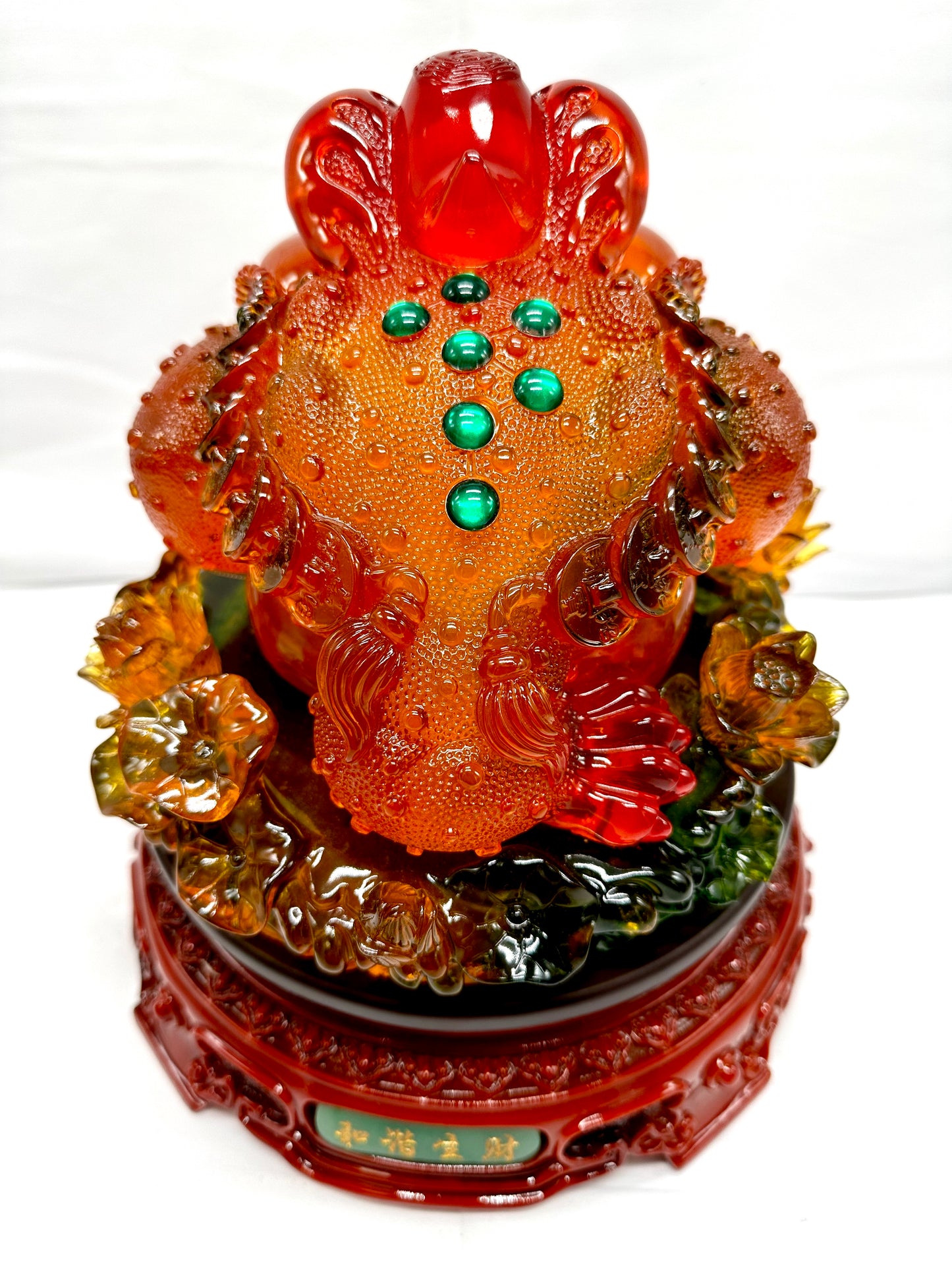 6454 - Money For Wealth (Turn Table Base) - 10 Inches Length