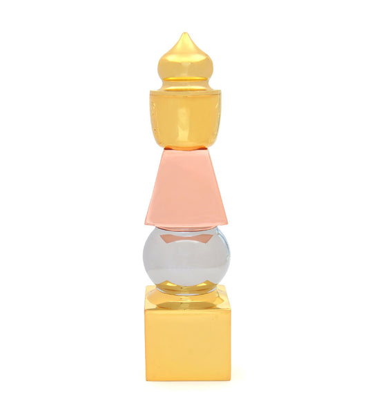6836 - White Umbrella Goddess Pagoda - 7 1/2 Inches Height