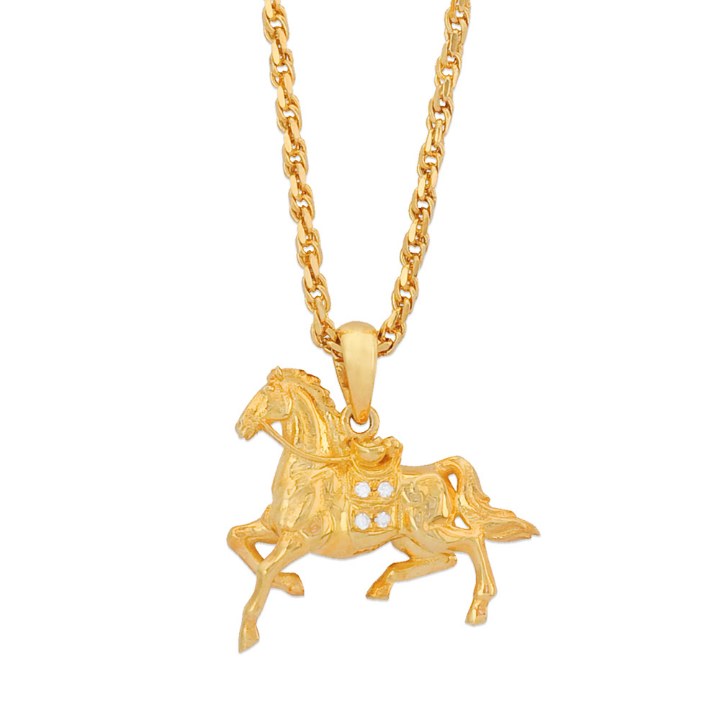 Windhorse Pendant With Chain