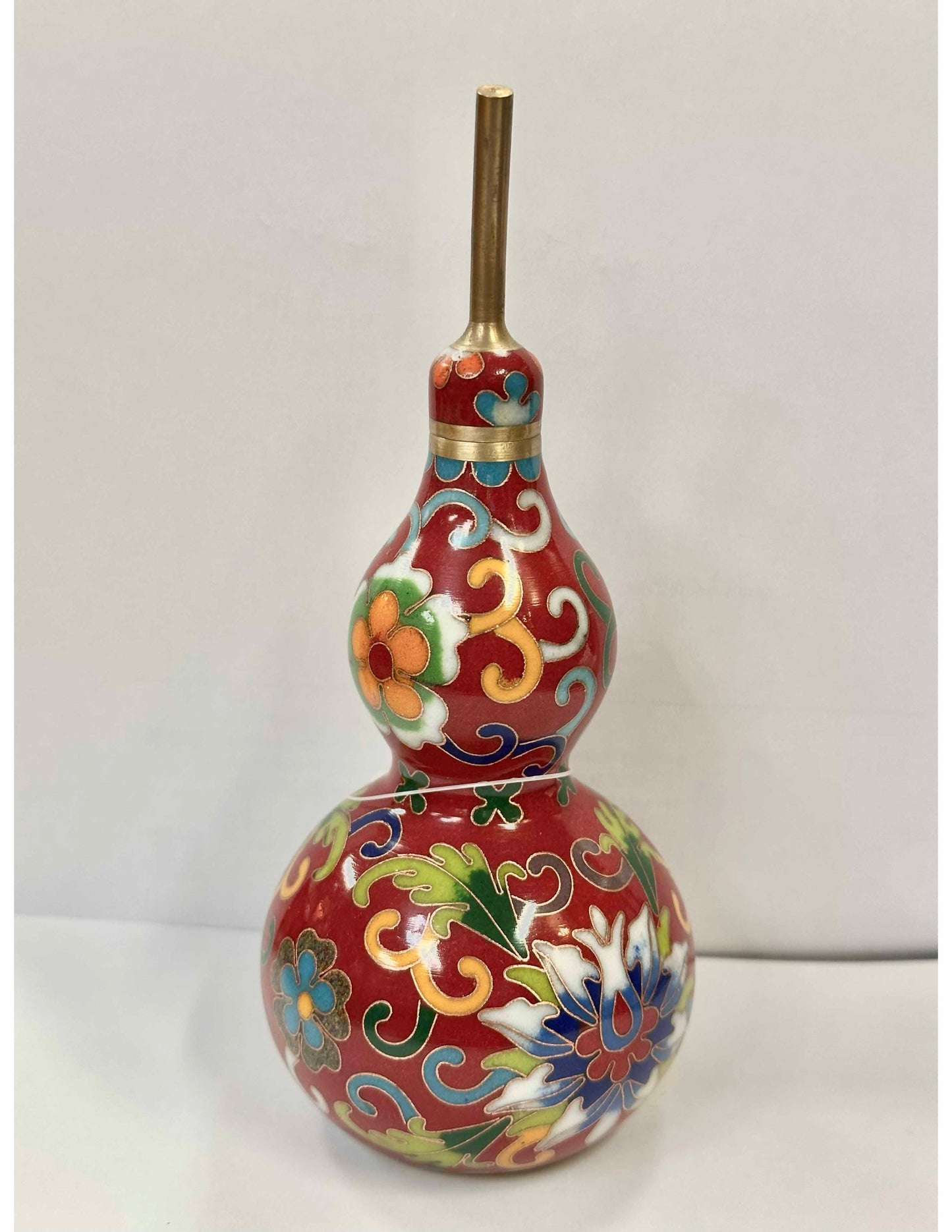 7364 - Wu Lou for Good Health (Cloisionne) - 6 Inches Height