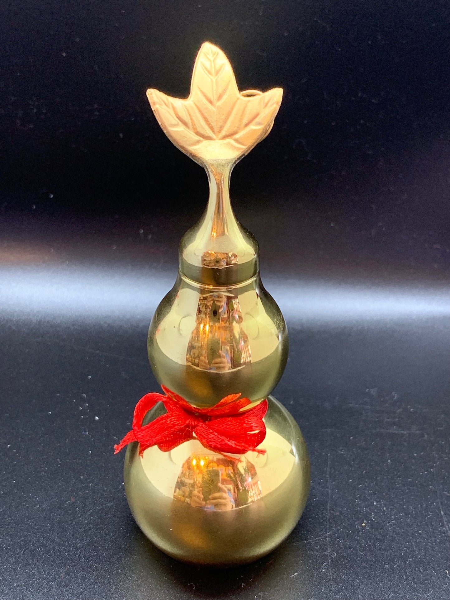 12350 - Metal Wu Lou For Health - 3 Inches Height