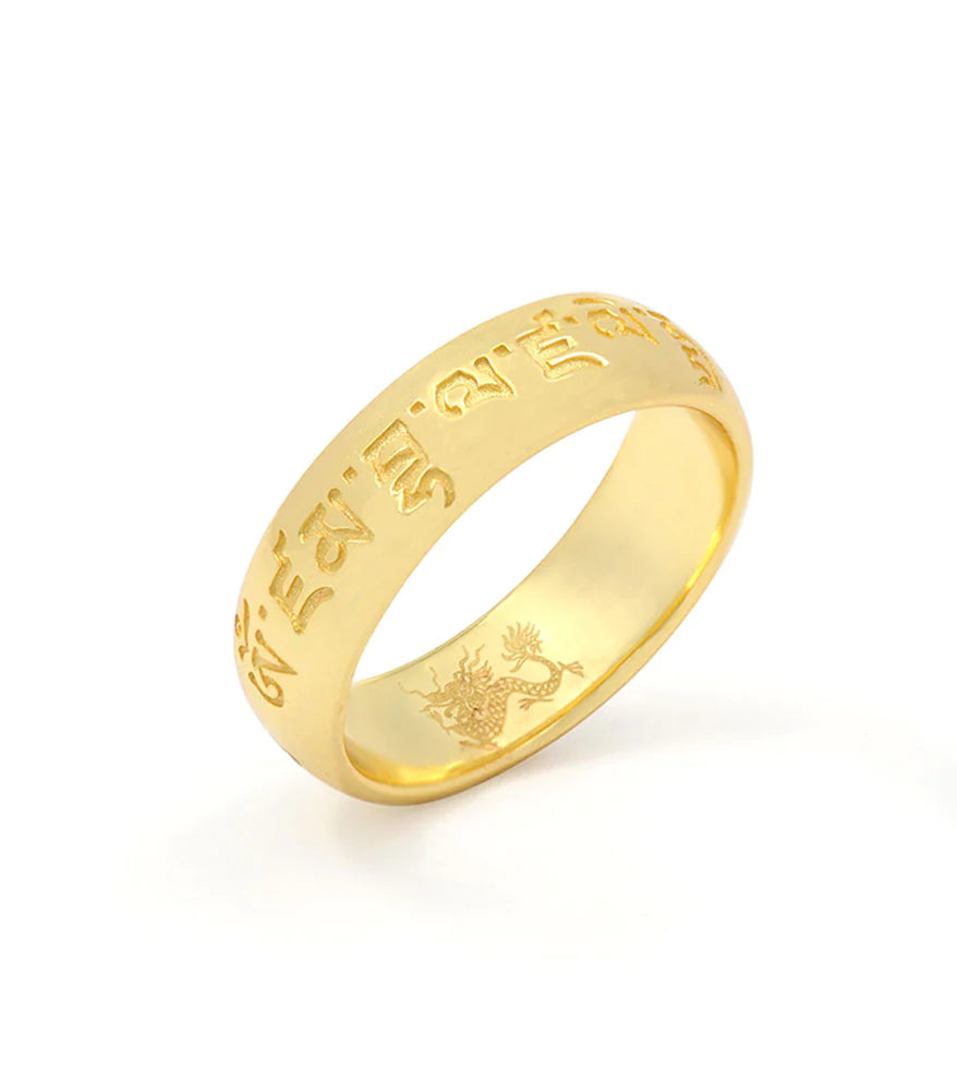 Yellow Dzambala’s Wealth Ring (Size 7.5)