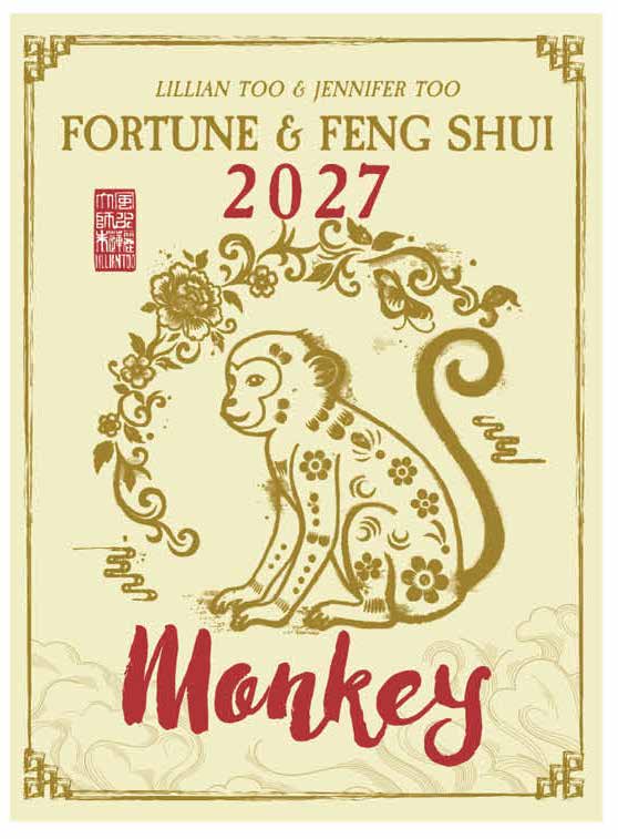 MONKEY - LILLIAN & JENNIFER TOO FENG SHUI & FORTUNE BOOK 2027 - PRE-ORDER