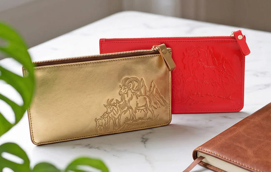 3 Sheep Wealth Wallet - Red - 7876