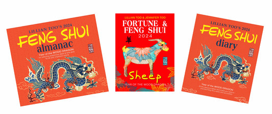 3 BOOKS COMBO - SHEEP - Lillian Too & Jennifer Too Fortune & Feng Shui, Feng Shui Diary, Feng Shui Almanac 2024 - 6736
