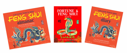 3 BOOKS COMBO - SNAKE - Lillian Too & Jennifer Too Fortune & Feng Shui, Feng Shui Diary, Feng Shui Almanac 2024 - 6734