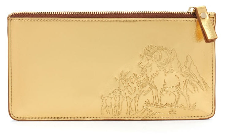 3 Sheep Wealth Wallet - Gold - 7875