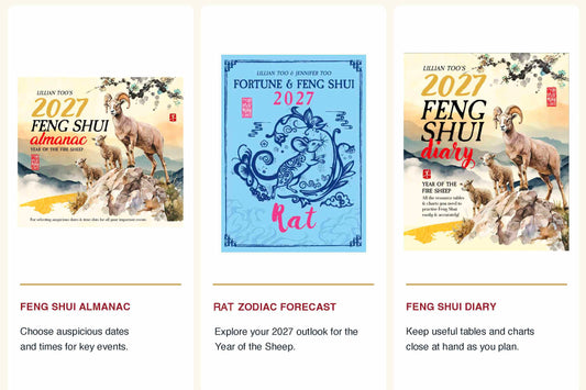 3 BOOKS COMBO - RAT - Lillian Too & Jennifer Too Fortune & Feng Shui, FS Diary, FS Almanac 2027 (PRE-ORDER) (Copy) (Copy) (Copy) (Copy) (Copy) (Copy) (Copy) (Copy) (Copy) (Copy) (Copy)