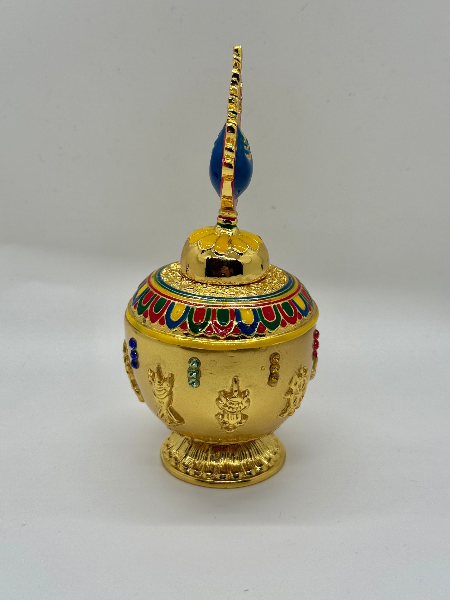 13159 - Eight Auspicious Symbol Jar