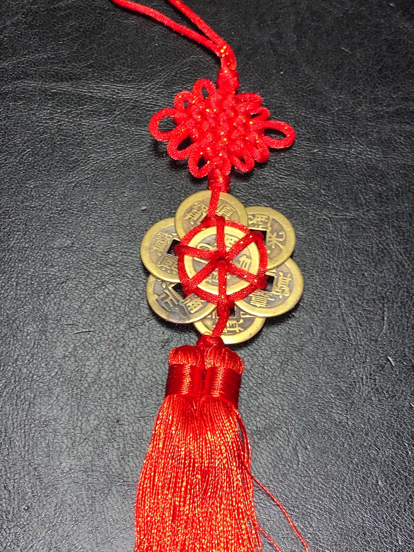 8 Emperor Coins Lotus Style Amulet - 13112