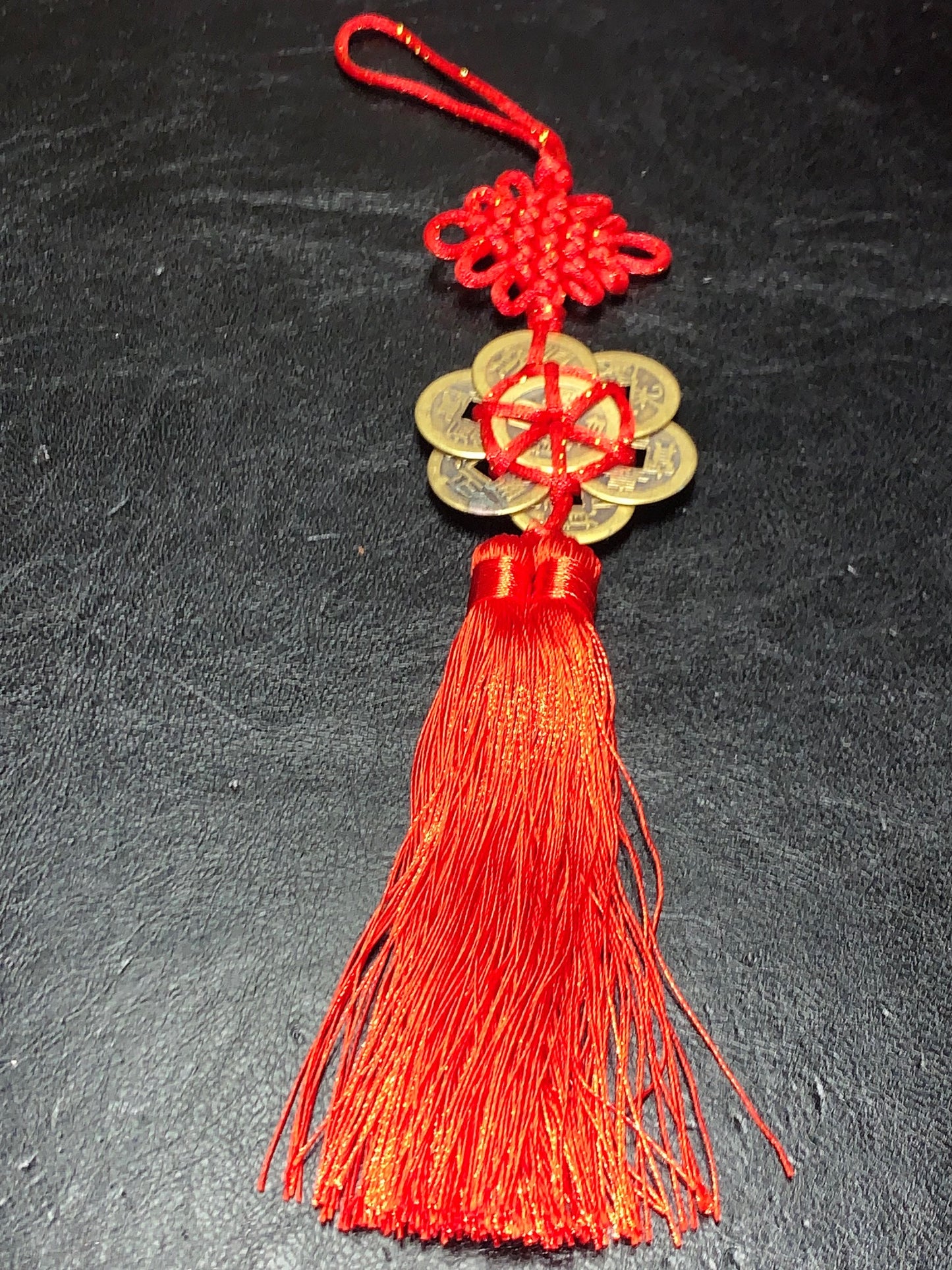 8 Emperor Coins Lotus Style Amulet - 13112