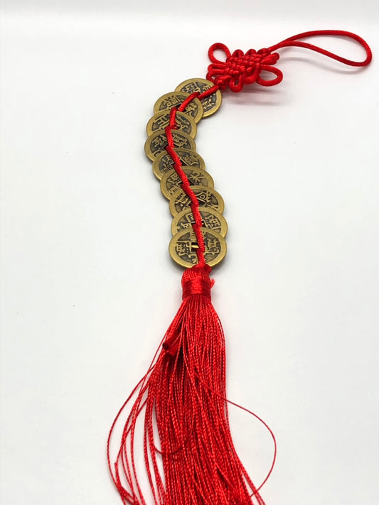 4656 - 9 Emperor Coins Hanging