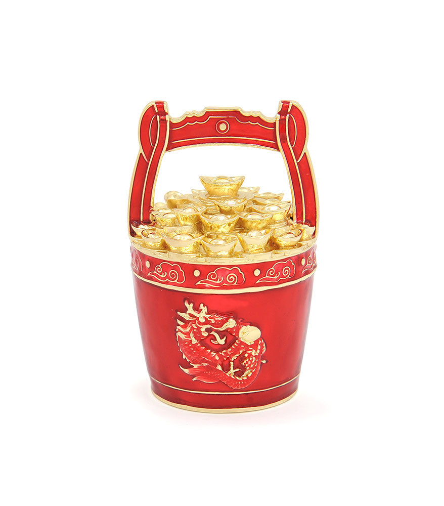 DRAGON BUCKET OF GOOD FORTUNE (RED)