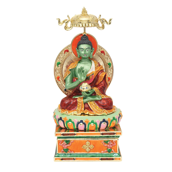 Bejeweled Amoghasiddhi Buddha