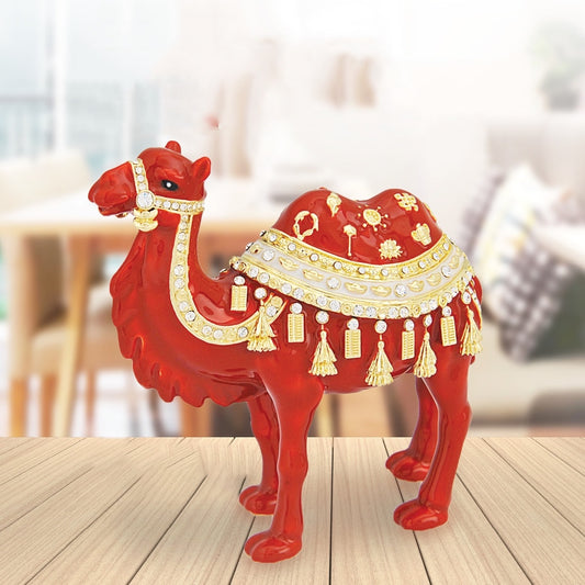 4771 - Red and Gold Camel for Wealth