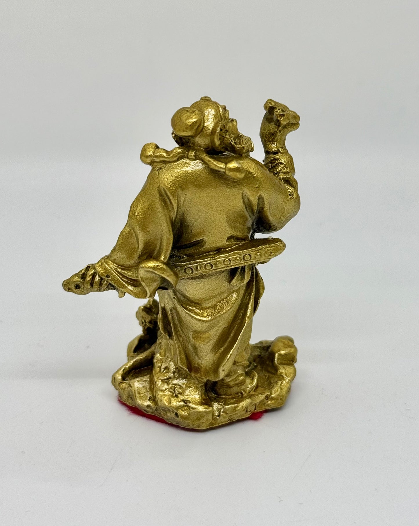 Brass Chung Kwei Holding Bat - 3" Height - (9416)