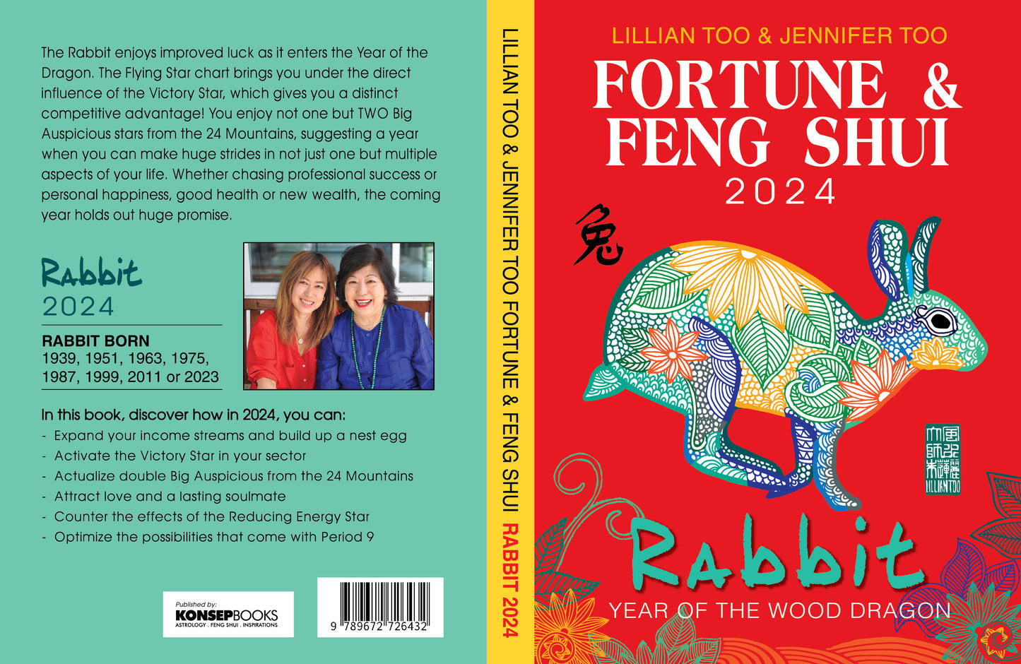 3 BOOKS COMBO - RABBIT - Lillian Too & Jennifer Too Fortune & Feng Shui, Feng Shui Diary, Feng Shui Almanac 2024 - 6732