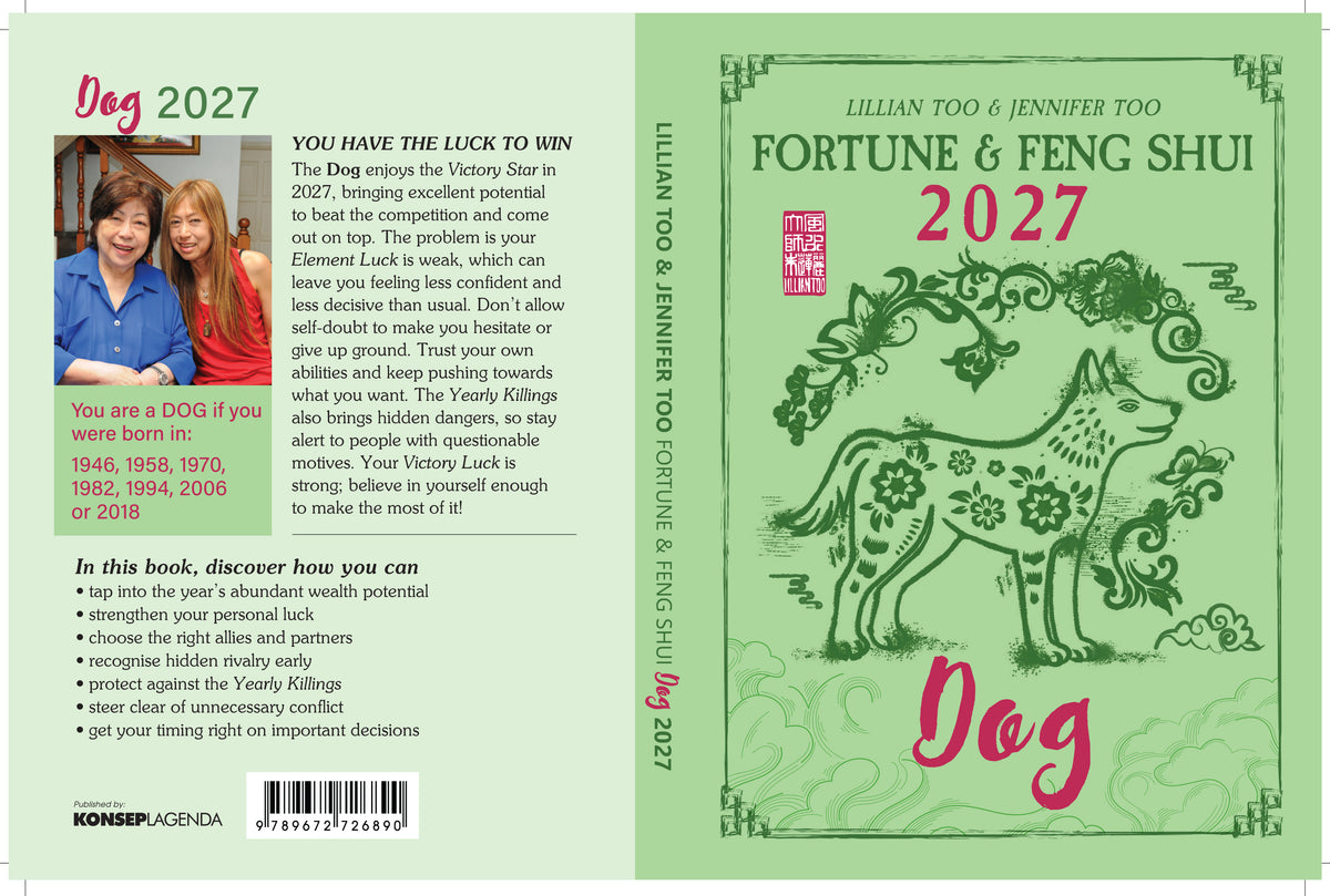 DOG - LILLIAN & JENNIFER TOO FENG SHUI & FORTUNE BOOK 2027 - PRE-ORDER