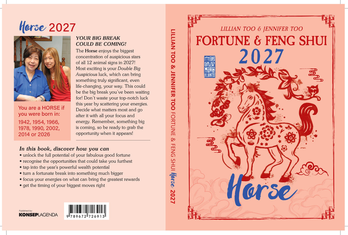 HORSE - LILLIAN & JENNIFER TOO FENG SHUI & FORTUNE BOOK 2027 - PRE-ORDER