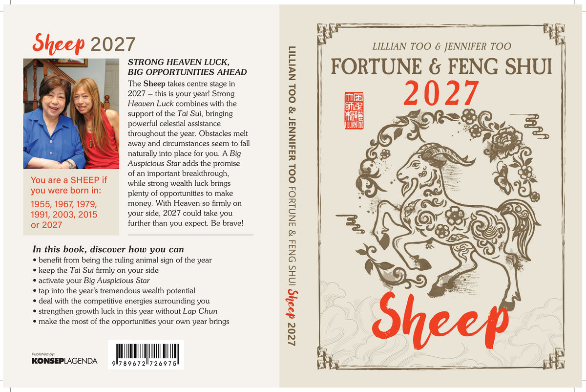 SHEEP - LILLIAN & JENNIFER TOO FENG SHUI & FORTUNE BOOK 2027 - PRE-ORDER