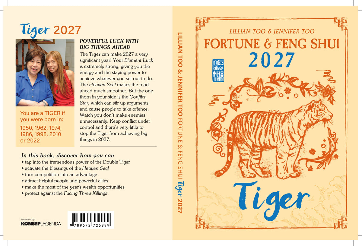 TIGER - LILLIAN & JENNIFER TOO FENG SHUI & FORTUNE BOOK 2027