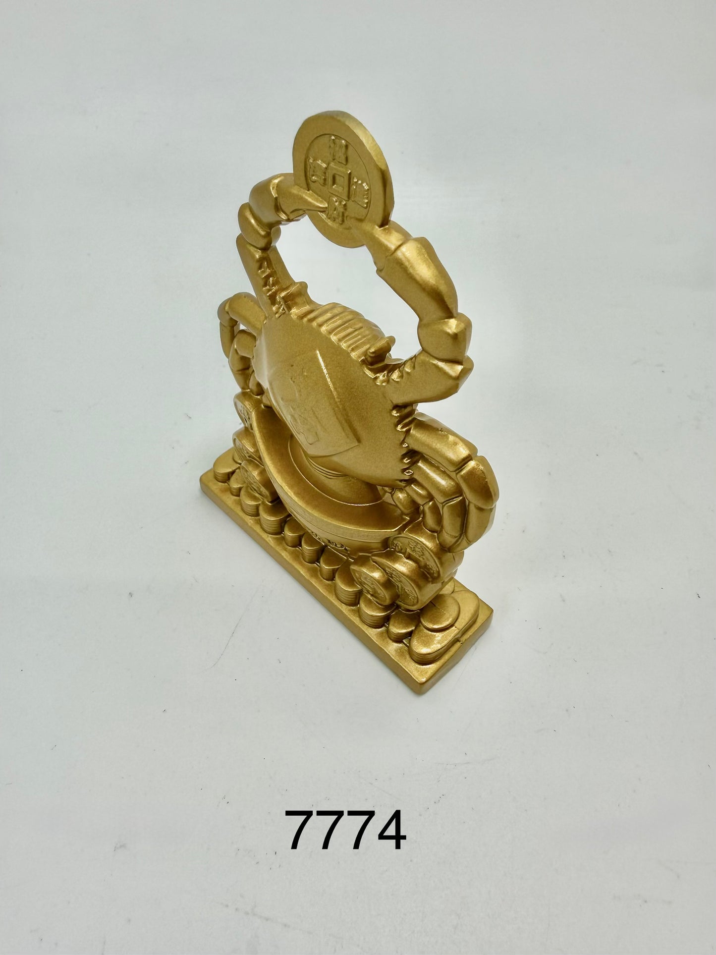 Crab Holding Coin For Wealth - 7774