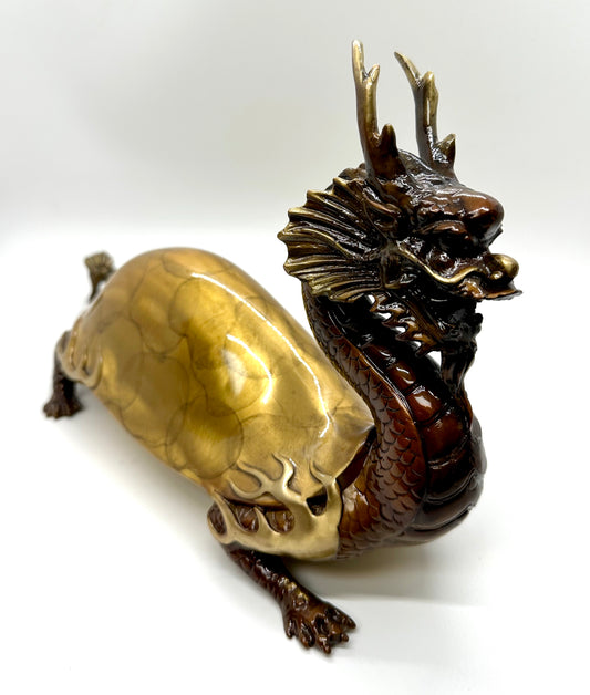 6654 - Dragon Tortoise For Success In Business - 10 Inches Length