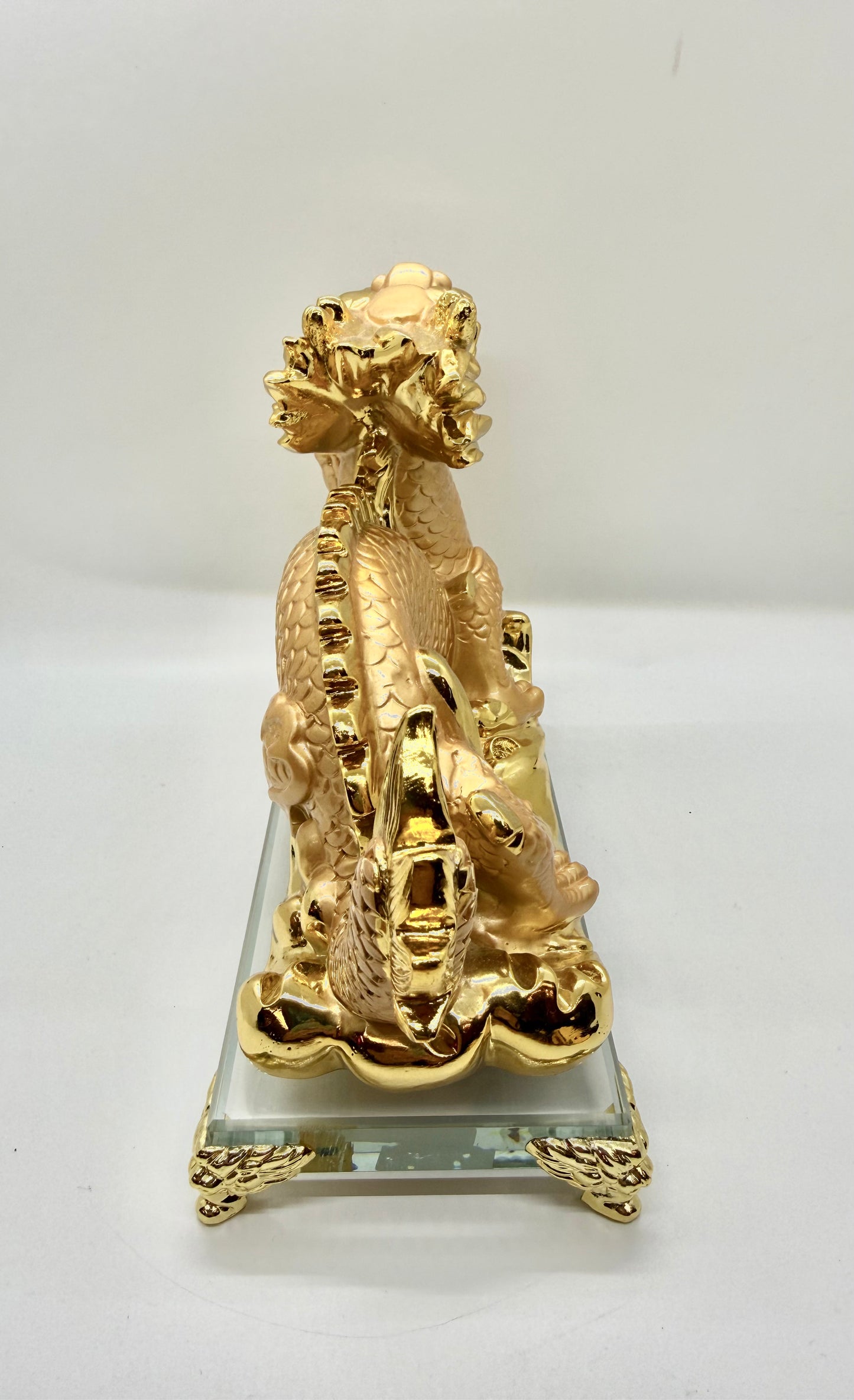 Rising Golden Dragon - 9 1/2 Inches Length (6453)