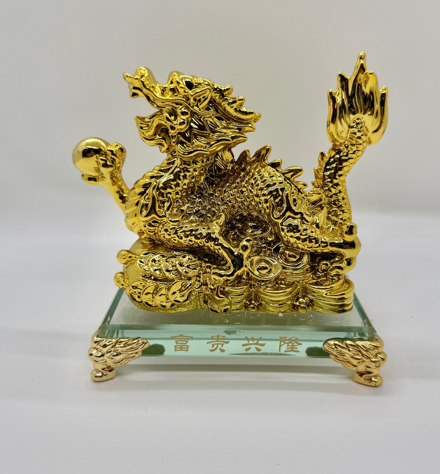 Rising Golden Dragon - 5 Inches Length (6765)