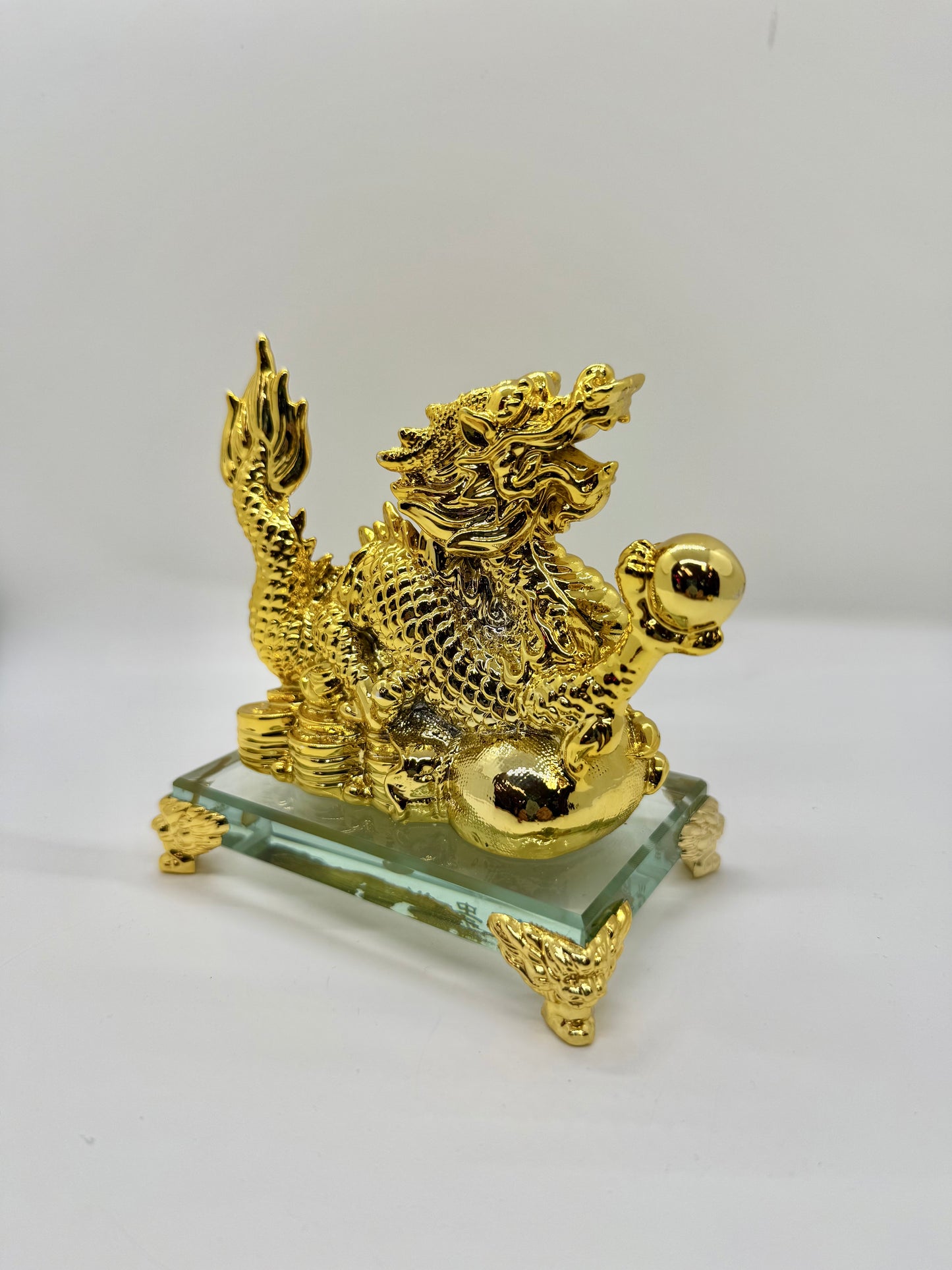 Rising Golden Dragon - 5 Inches Length (6765)