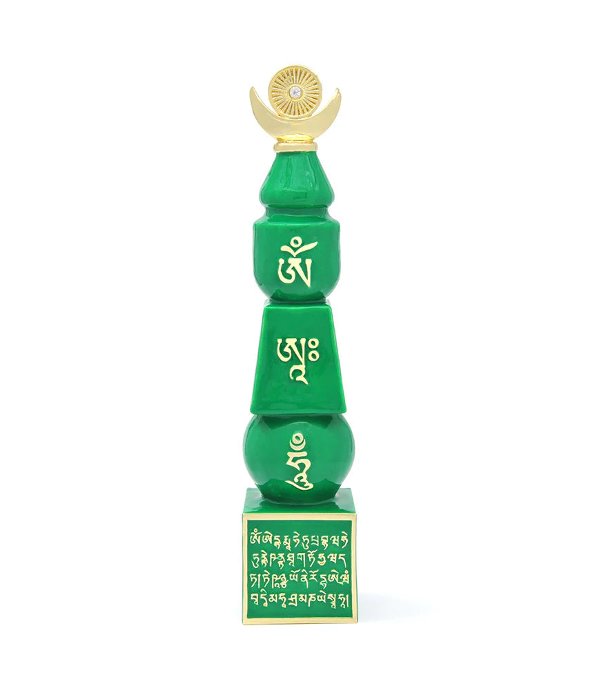 6307 - Emerald Pagoda (9" Height)