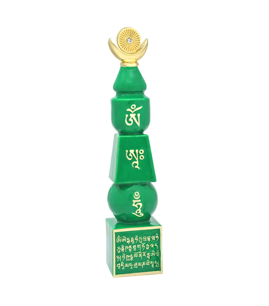 6307 - Emerald Pagoda (9" Height)