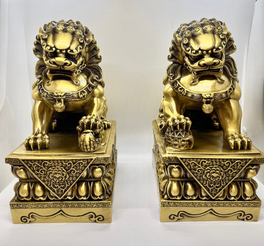 Fu Dogs - 11" Height - Pair (15138)