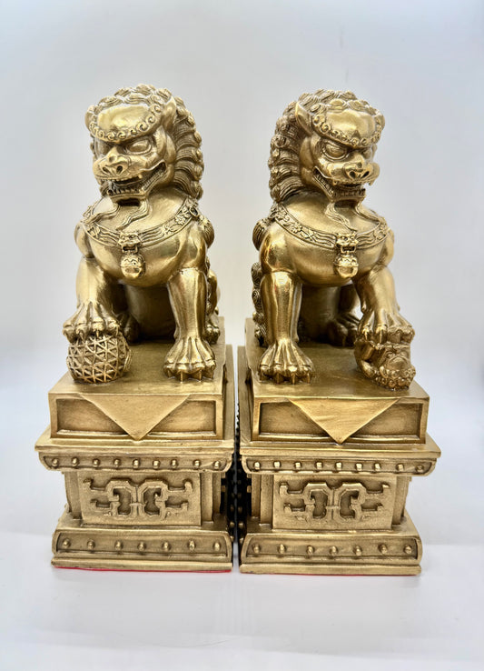Fu Dogs - 9" Height - Pair (7859)