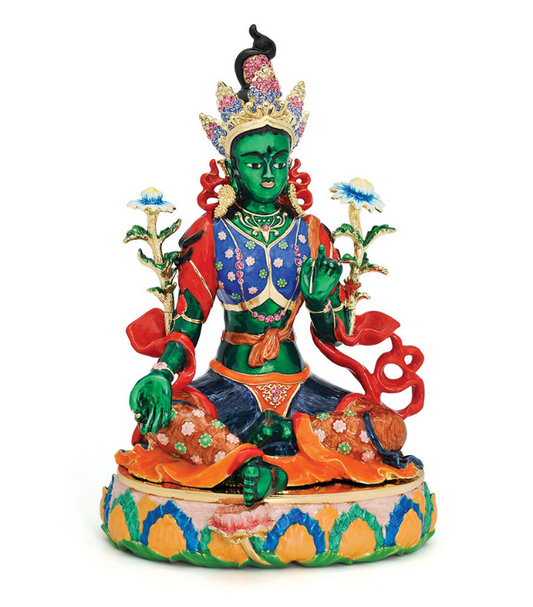 14805 - Bejeweled Goddess Green Tara