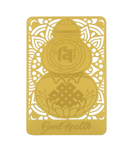 6988 - Good Health Gold Talisman Card (V2)