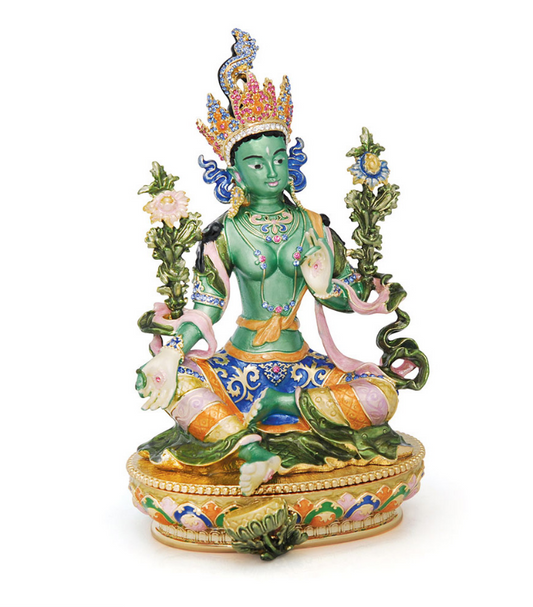 Bejeweled Green Tara