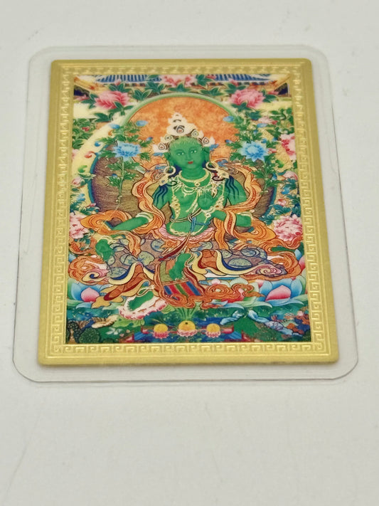 7454 - Green Tara Gold Card