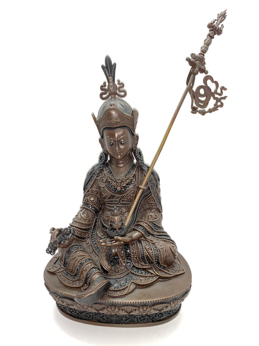 15558 - Brass Guru Rinpoche - 8 1/2 Inches Height