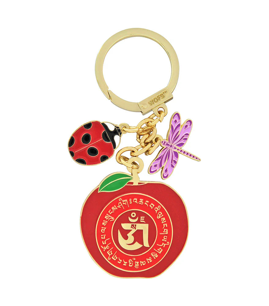 Harmony Apple with Lady Bug & Dragon Fly Amulet