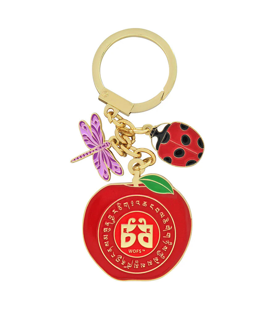 Harmony Apple with Lady Bug & Dragon Fly Amulet