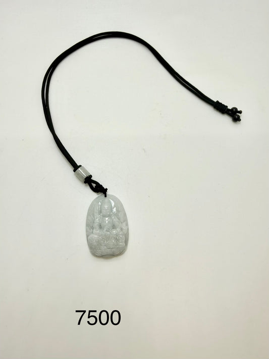 Jade Bodhisattva Manjushri Pendant - 7500