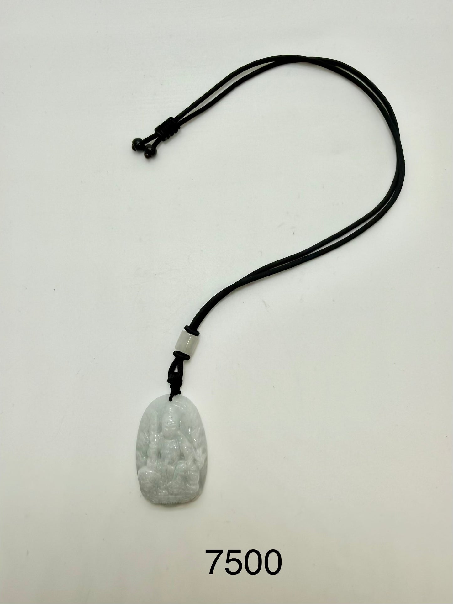 Jade Bodhisattva Manjushri Pendant - 7500