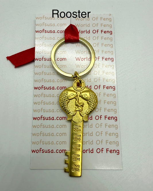 Wealth Key for Money Luck - Rooster